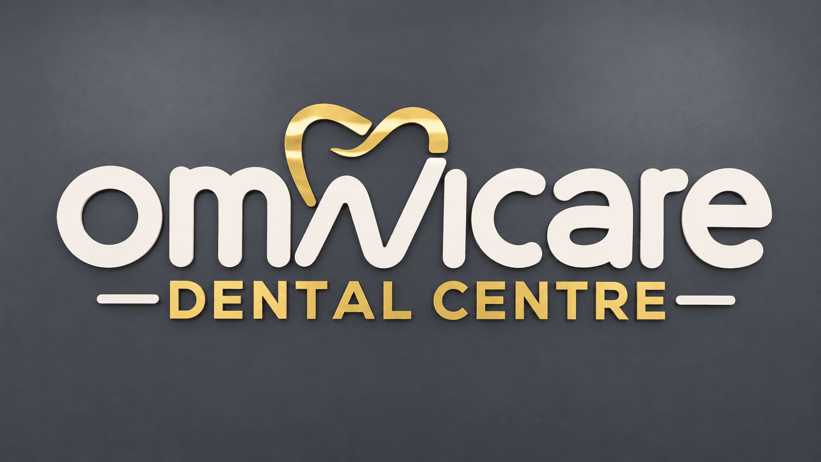 The Omnicare Dental Centre sign in London, Ontario